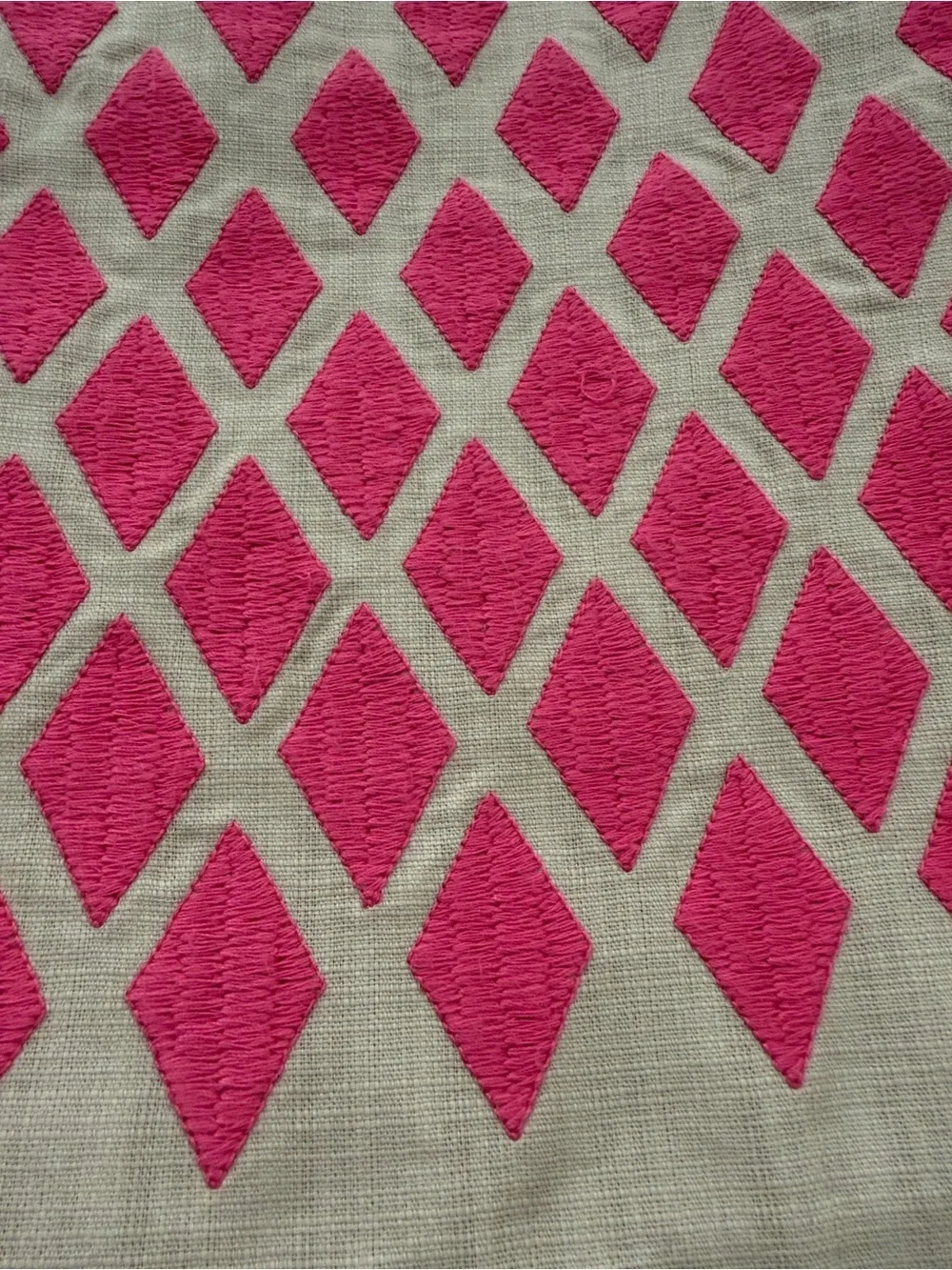 Women’s Pink Diamond-Pattern A-Line Skirt